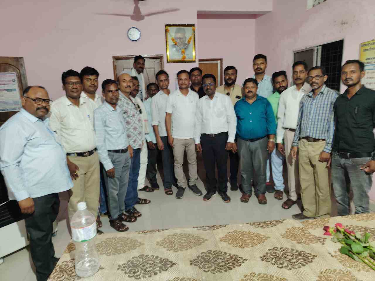 वि.क्षे.तां.का.संघटनेचे वतीने निरोप समारंभ आयोजित